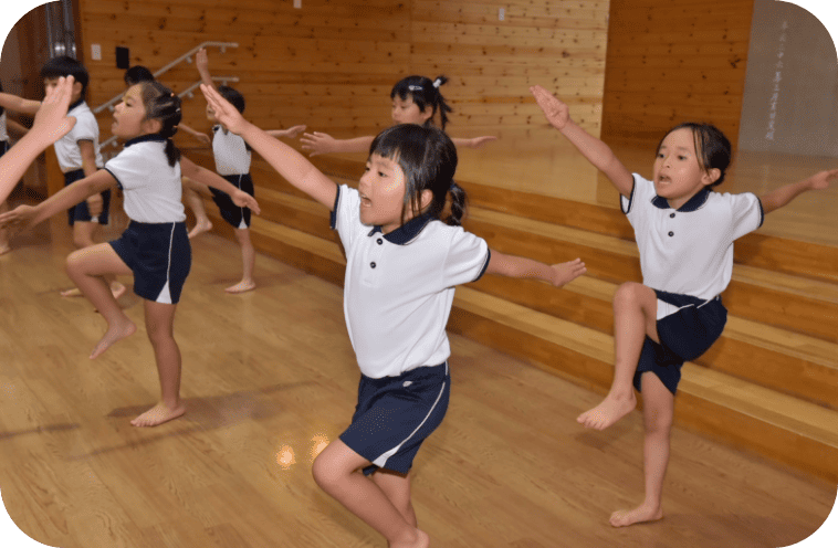 朝会　安田式運動遊び