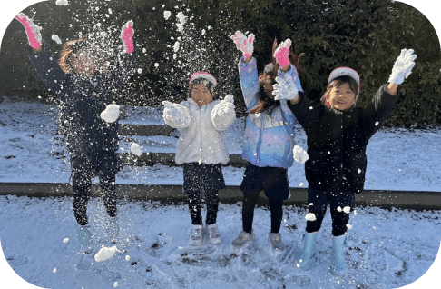 正月遊び<br/>雪遊び